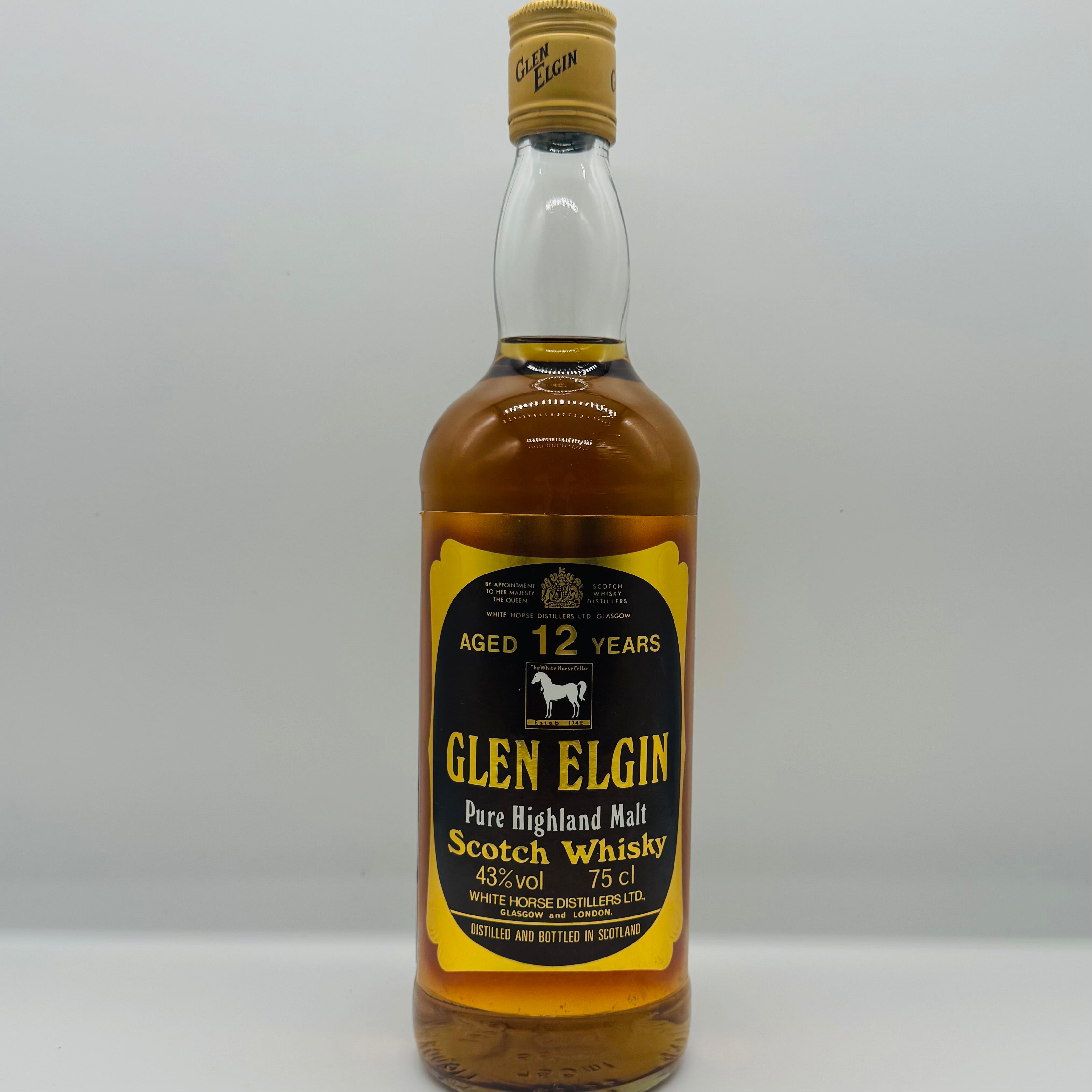 Glen Elgin 12y White Horse Distillers Bottled 1980's (30ml,43%)