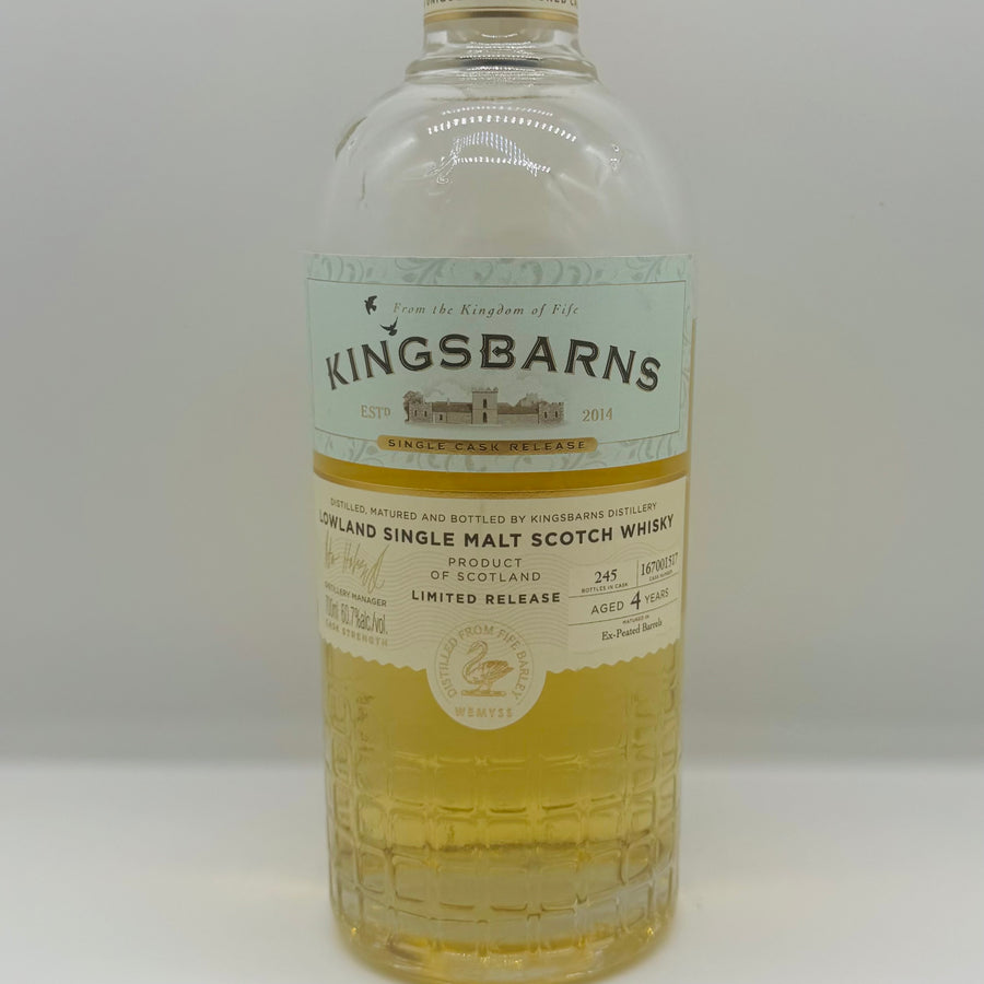 Kingsbarns 4y Peated Barrels (30ml,60.7%)