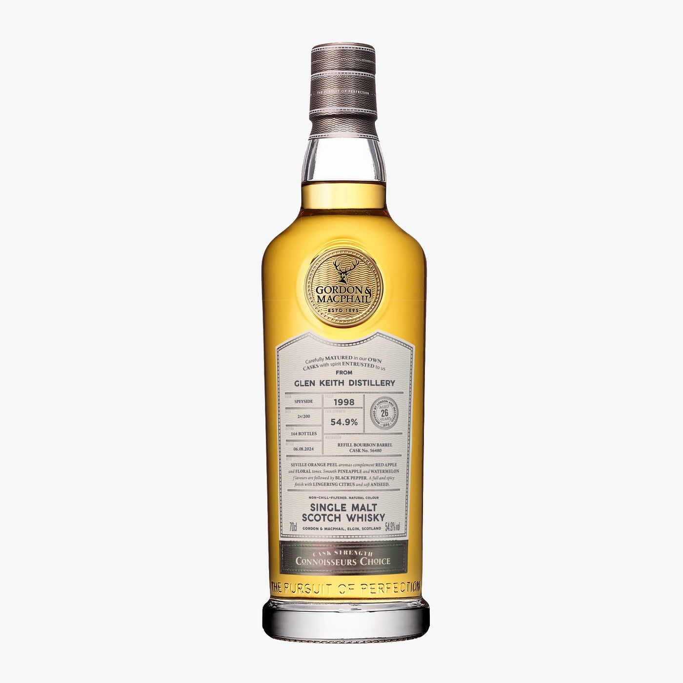 Glen Keith 26y 1998 Refill Bourbon 54.9% Connoisseurs Choice