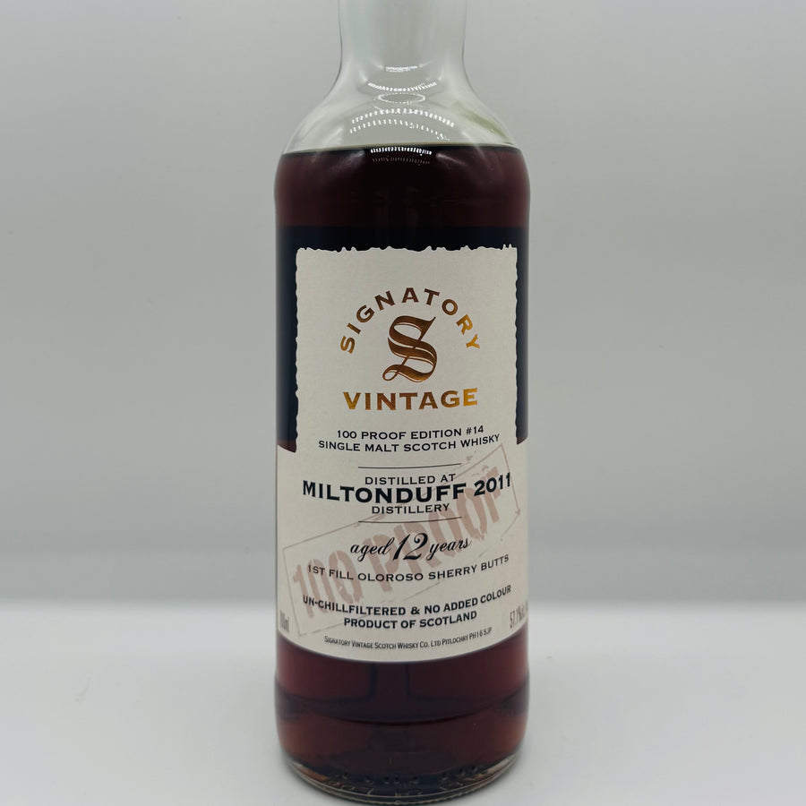 Signatory Vintage Miltonduff 12y 2011 Oloroso (30ml,57.1%)
