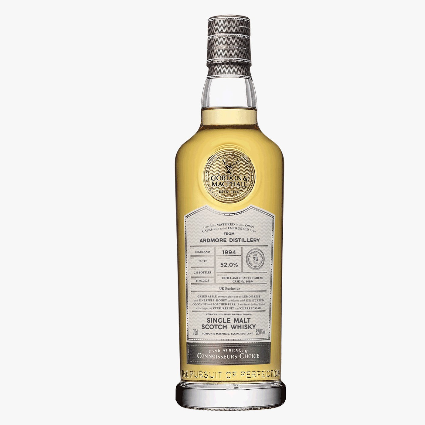 Ardmore 29y 1993 Refill Bourbon 52% Connoisseurs Choice