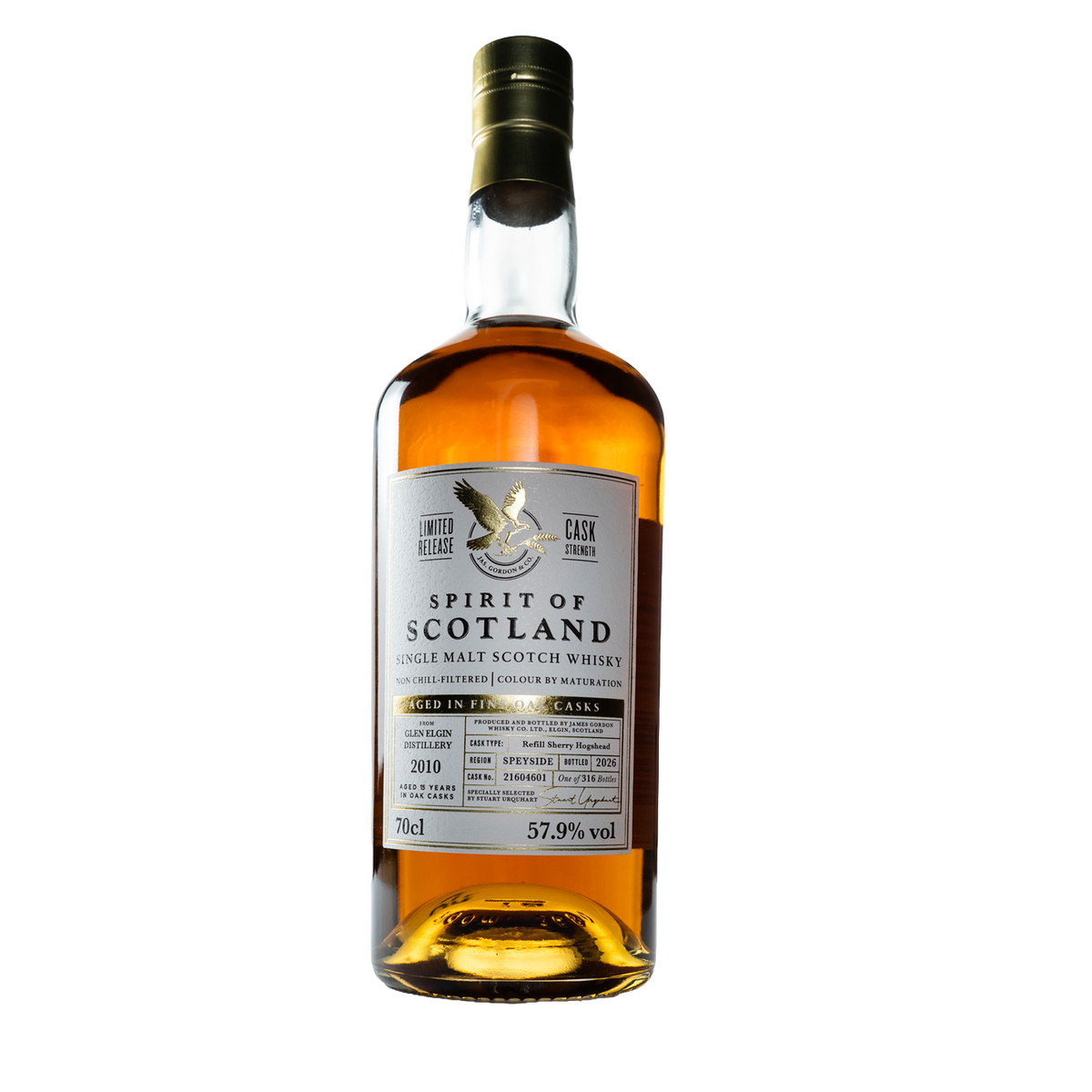 Glen Elgin 15y refill sherry 57.9% Full 70cl Bottle PRE ORDER