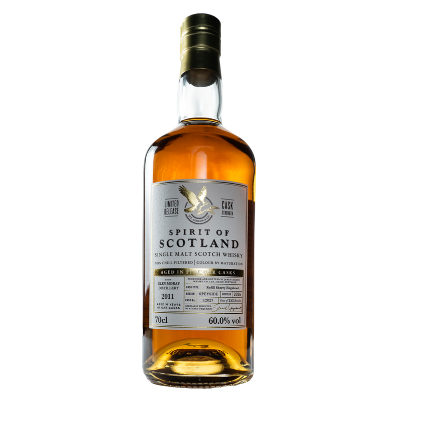 Glen Moray 14y refill sherry 60% Full 70cl Bottle PRE ORDER