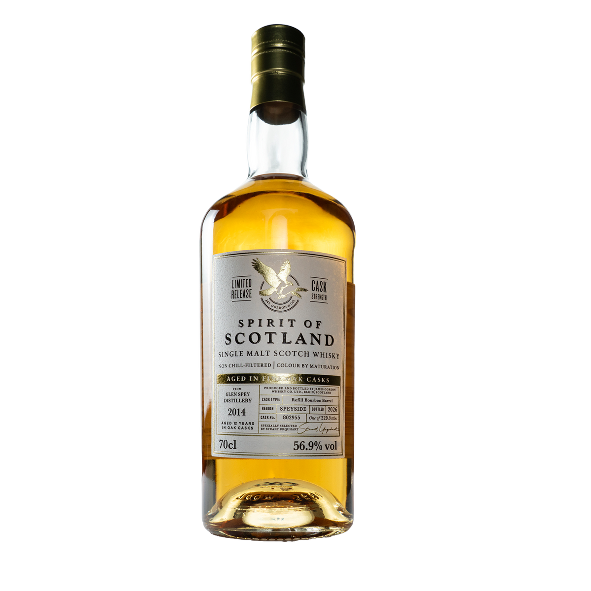 Glen Spey 12y refill bourbon 56.9% Full 70cl Bottle PRE ORDER