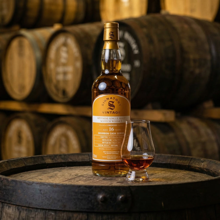 Signatory Vintage 16y Linkwood 2008 Bourbon Cask (30ml,58.7%)