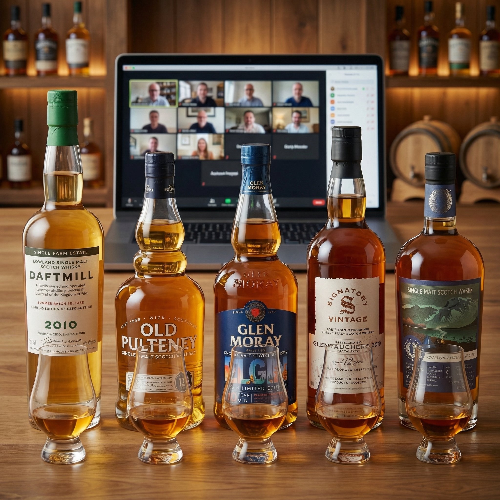 Whisky Discovery Zoom Tasting 11th April (5x25ml)