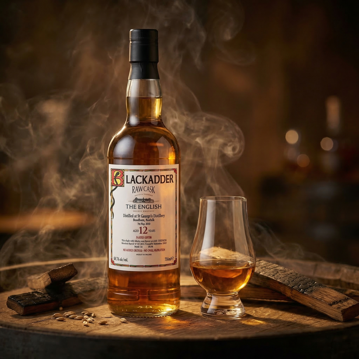 The English - 12y peated bourbon barrel 64.7%