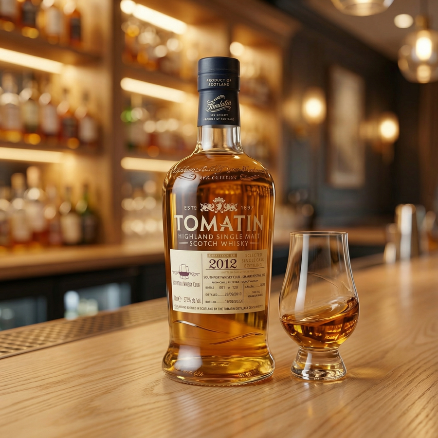 Tomatin 2012 12y Southport Whisky Club (30ml,57.8%)
