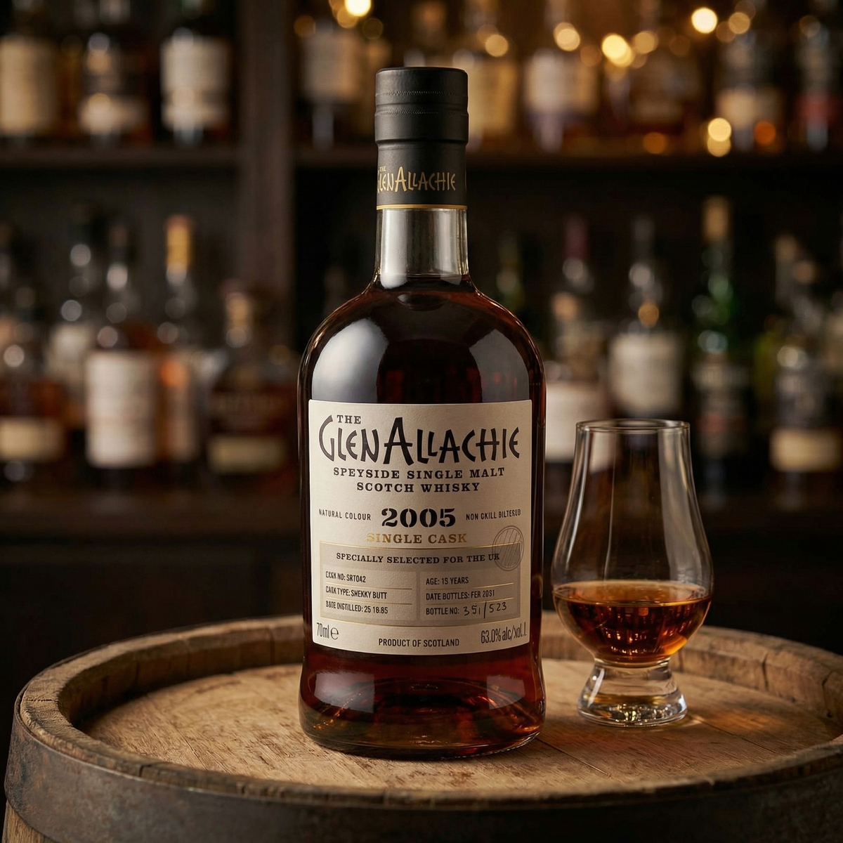 Glenallachie 2005 Single Cask 1042 (30ml,63%)