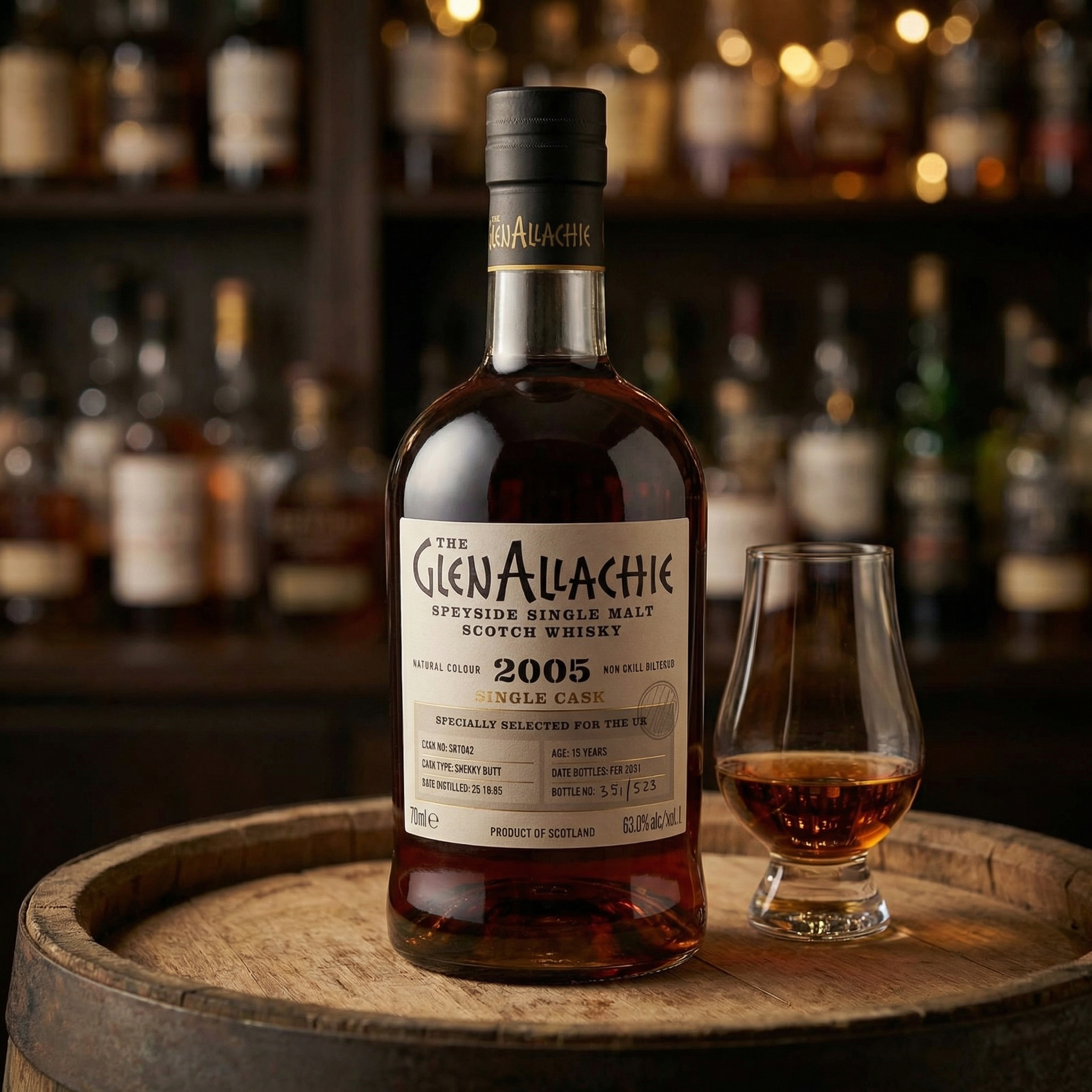 Glenallachie 2005 Single Cask 1042 (30ml,63%)