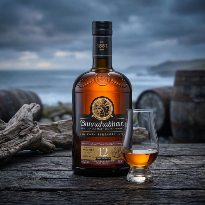 Bunnahabhain 12y Cask Strength 2022 (30ml,56.6%)