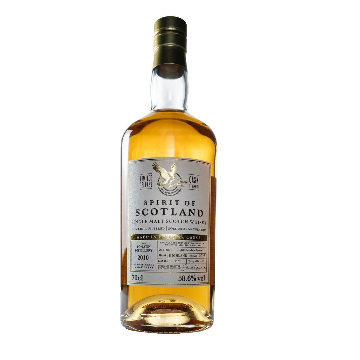 Tomatin 15y refill bourbon 58.6% Full 70cl Bottle PRE ORDER