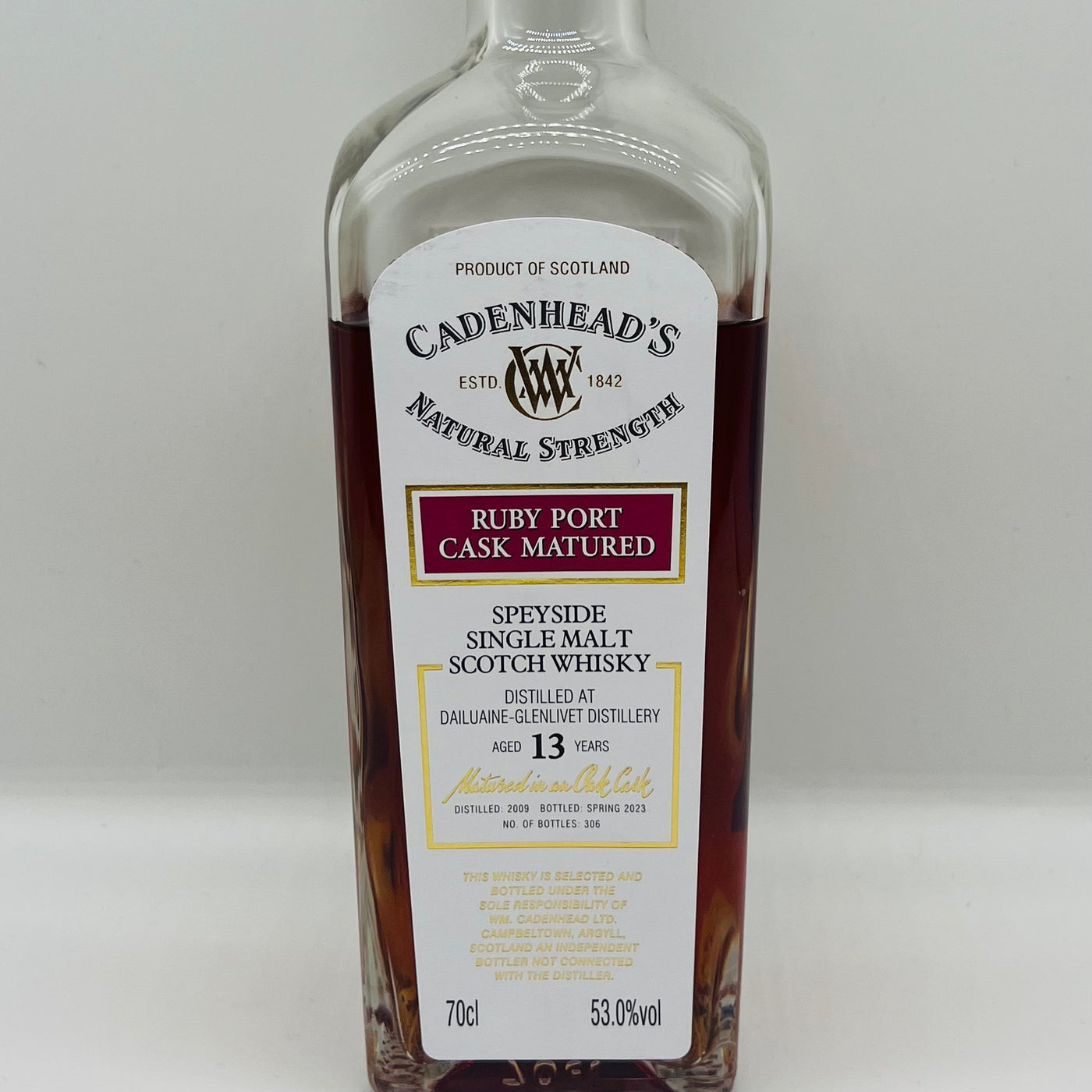 Dailuaine 13y Ruby Port Cadenhead's (30ml,53%)