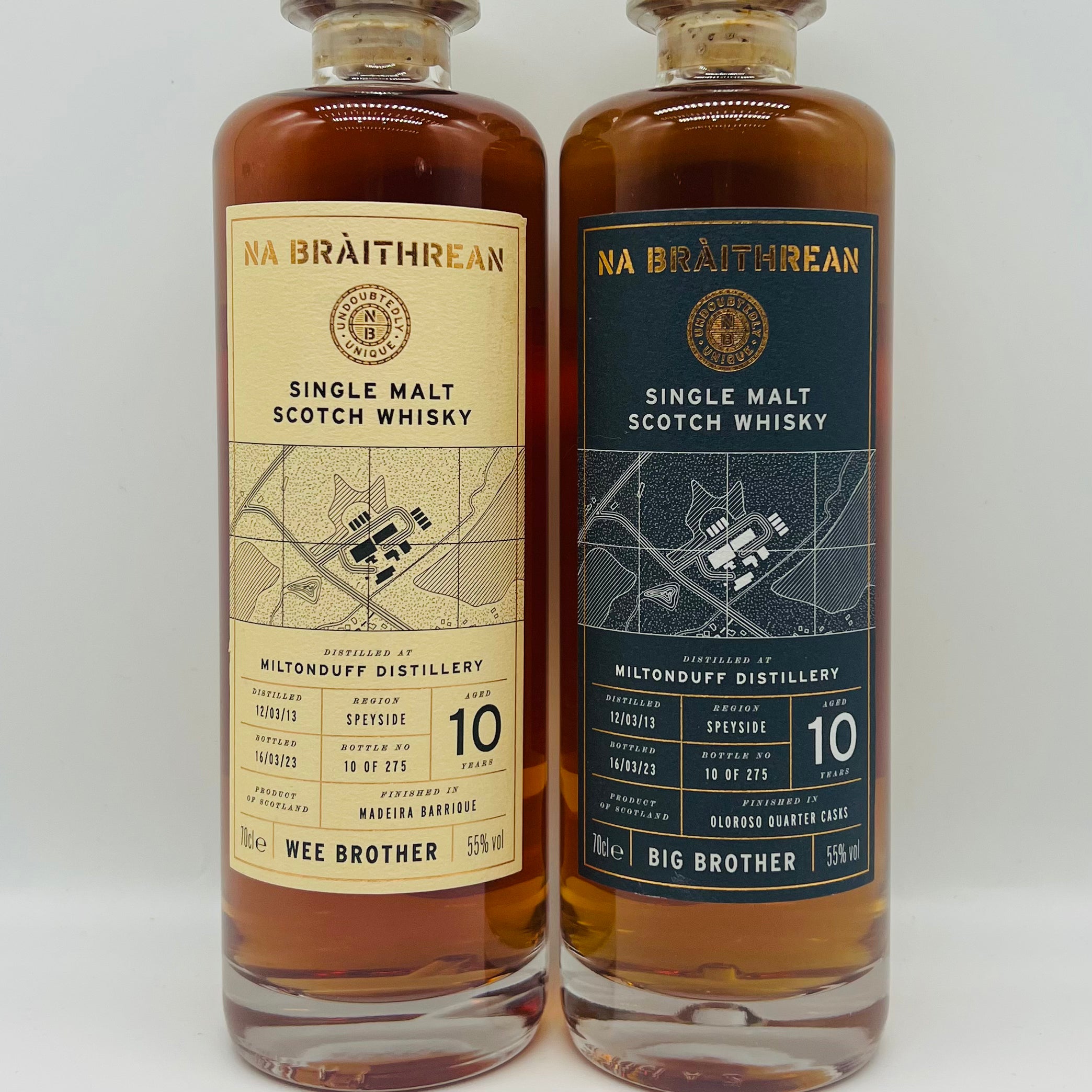 Miltonduff 10y Na Braithrean twin set (2x30ml)