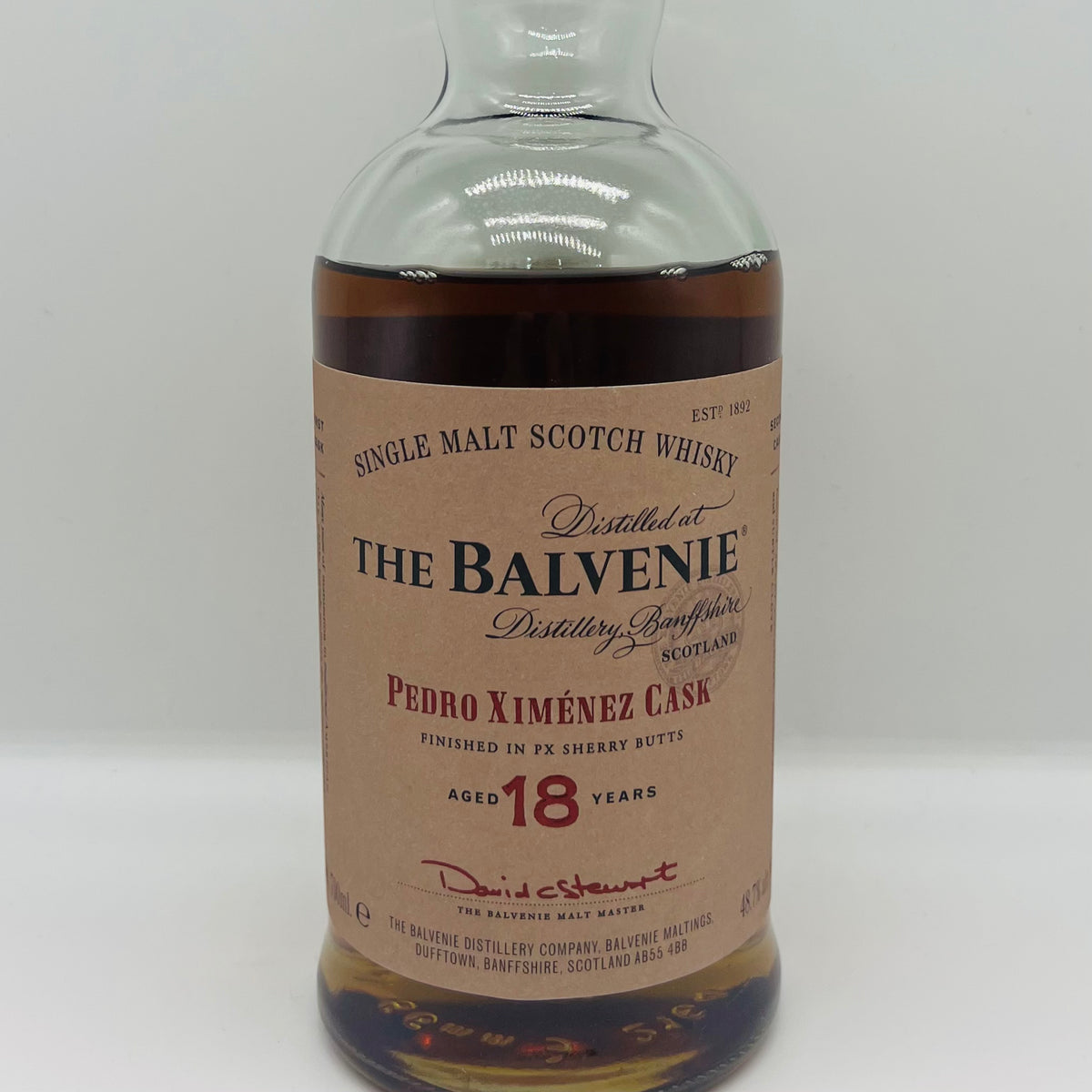 Balvenie 18y PX Travel Retail (30ml,48.7%)