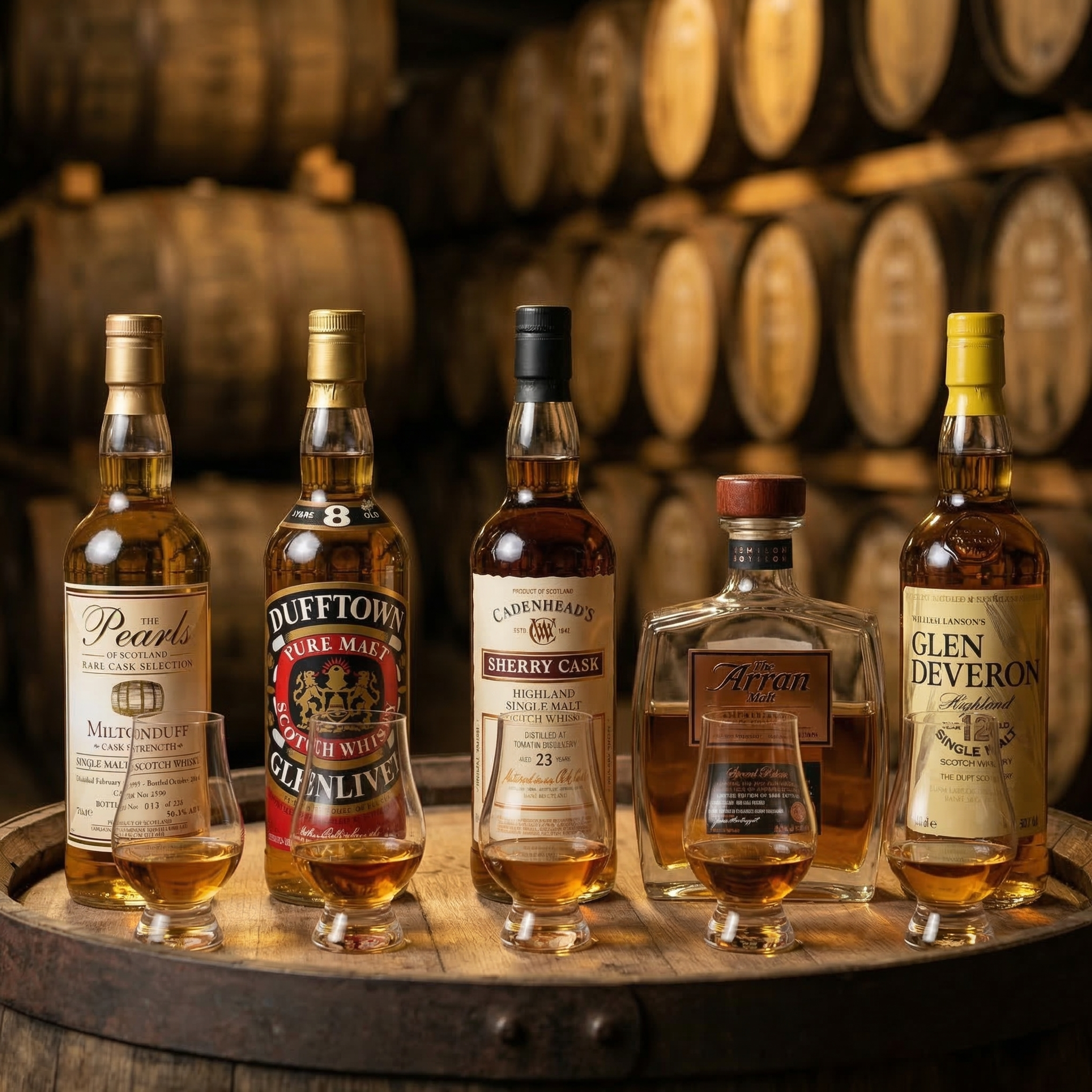 whisky tasting sample set