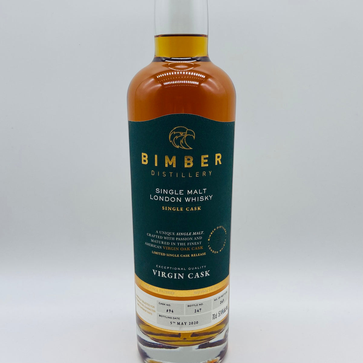 Bimber Single Virgin Cask #94 (30ml,57.4%)
