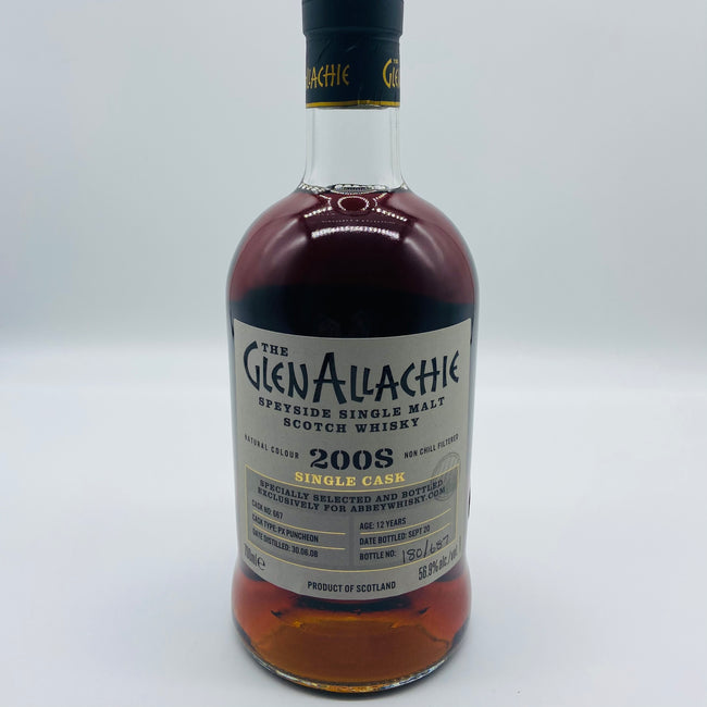 Glenallachie 2008 Single Cask AbbeyWhisky (30ml,56.9%)