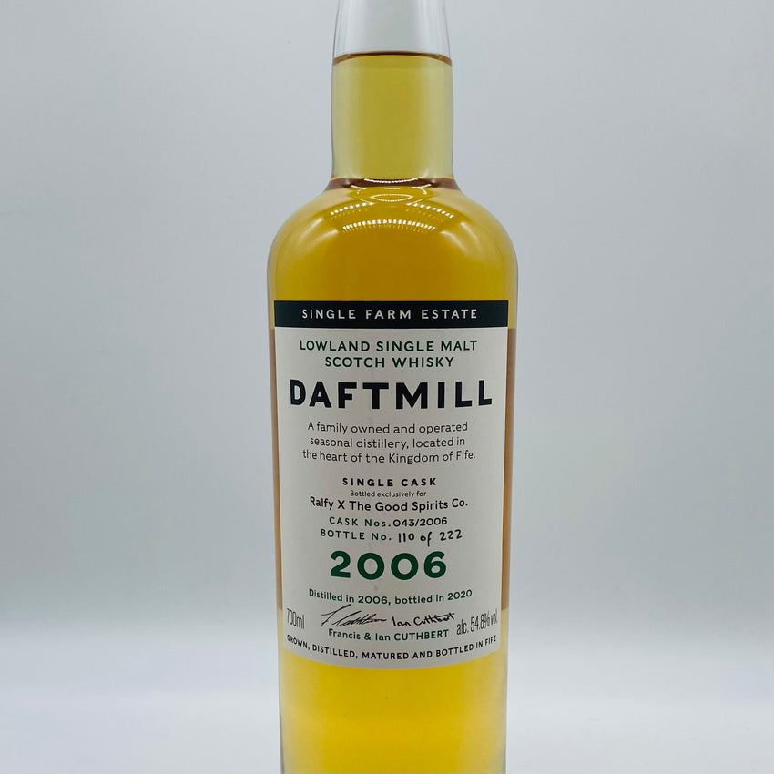 Daftmill 2006 single cask Bottled Exclusively for Ralfy X The Good Spirits Co. (30ml,54.8%)