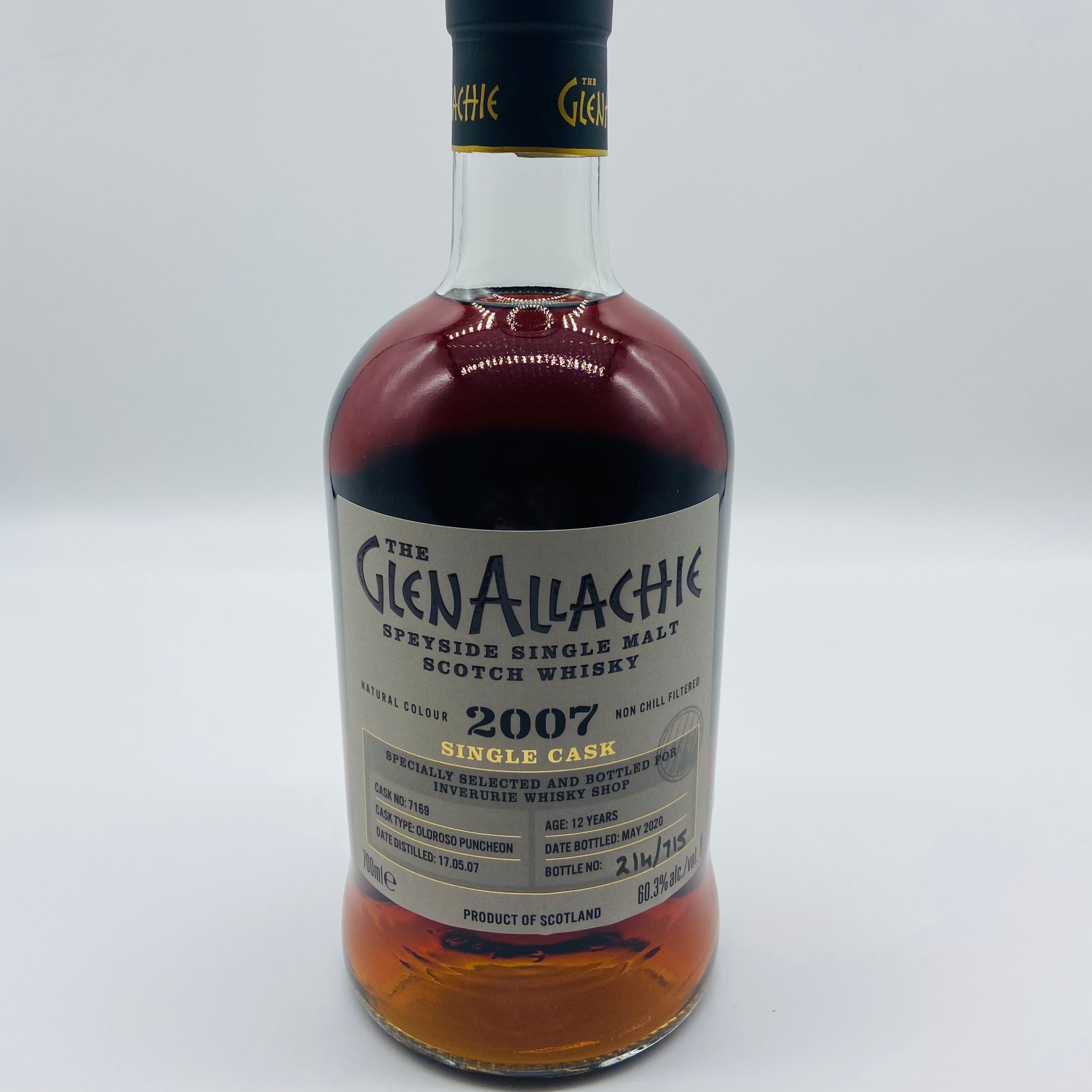 Glenallachie 2007 Single Cask InverurieWS (30ml,60.3%)