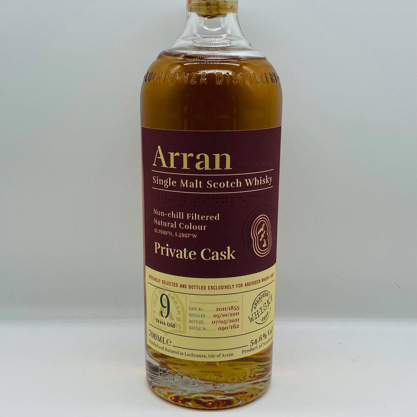 Arran 9y AWS (30ml,54.6%) whisky