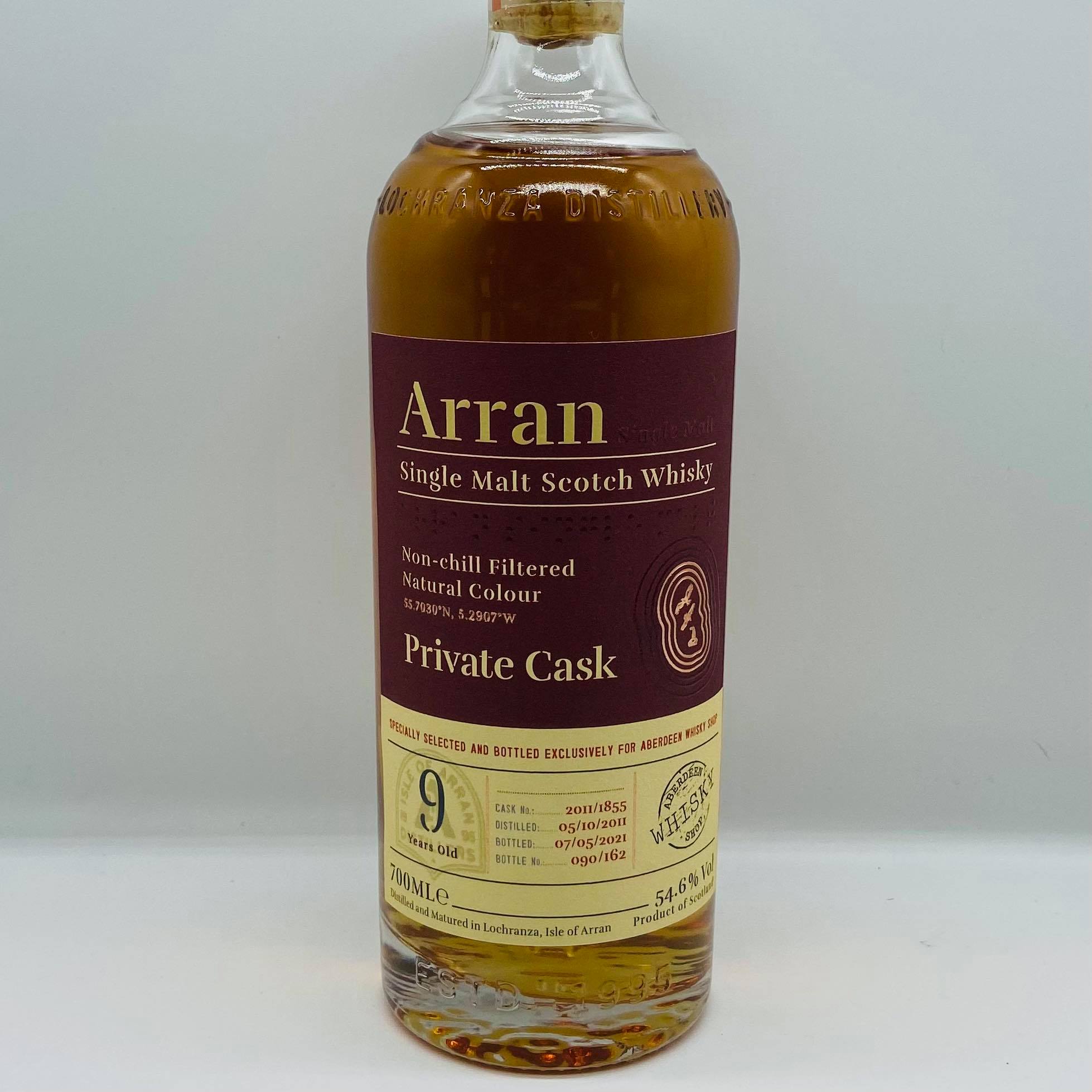 Arran 9y AWS (30ml,54.6%) whisky