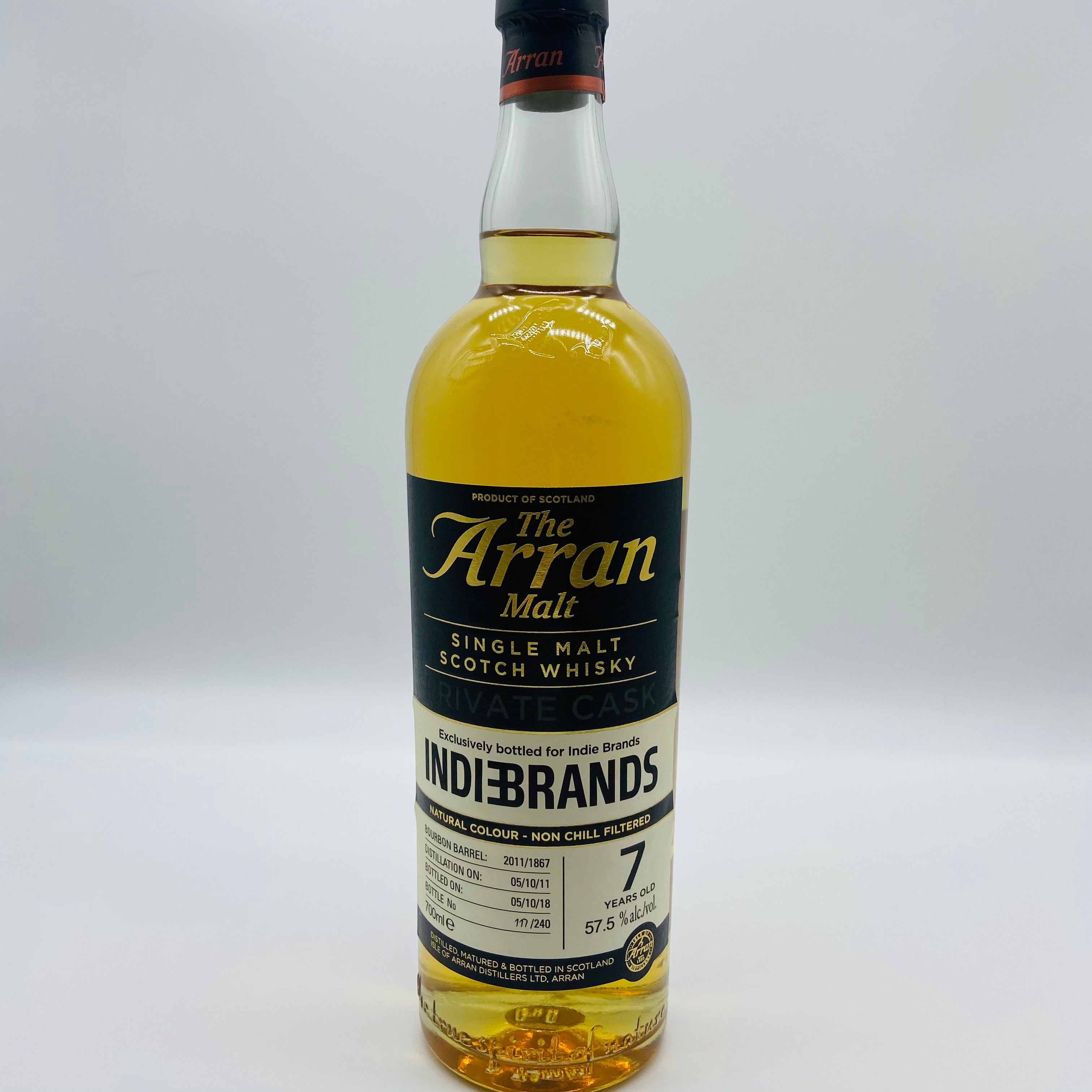 Arran 7y peated (30ml,57.5%)