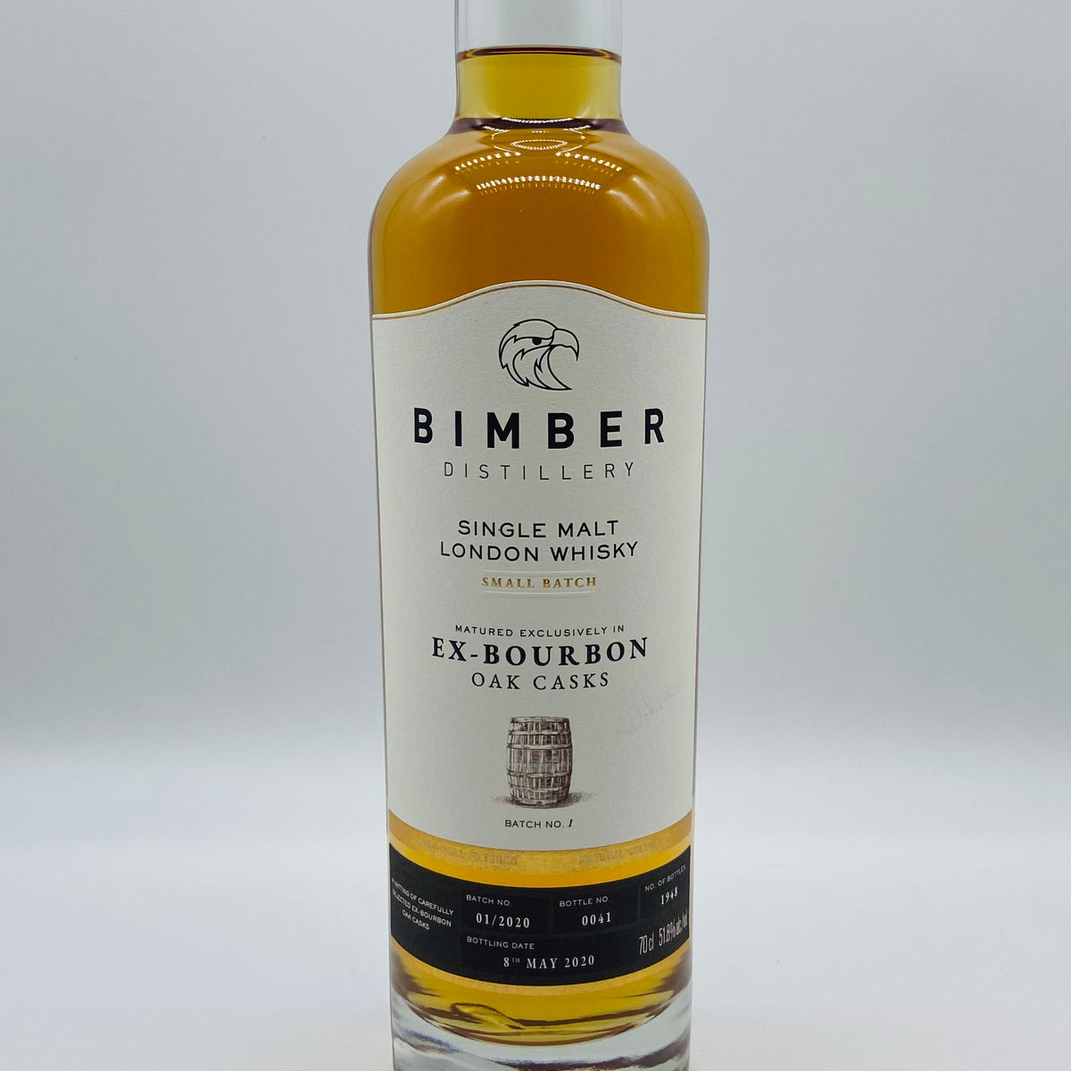 Bimber Ex-Bourbon Oak Casks Batch No.1 (30ml, 51.8%)