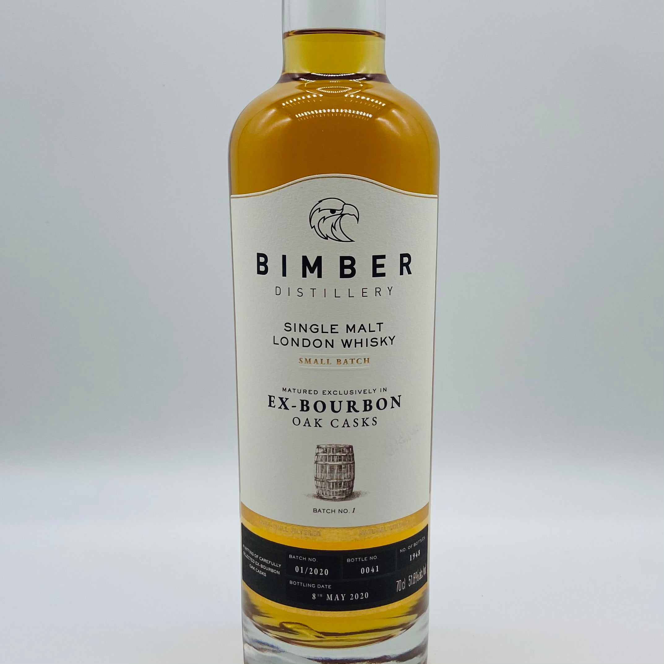 Bimber Ex-Bourbon Oak Casks Batch No.1 (30ml, 51.8%)