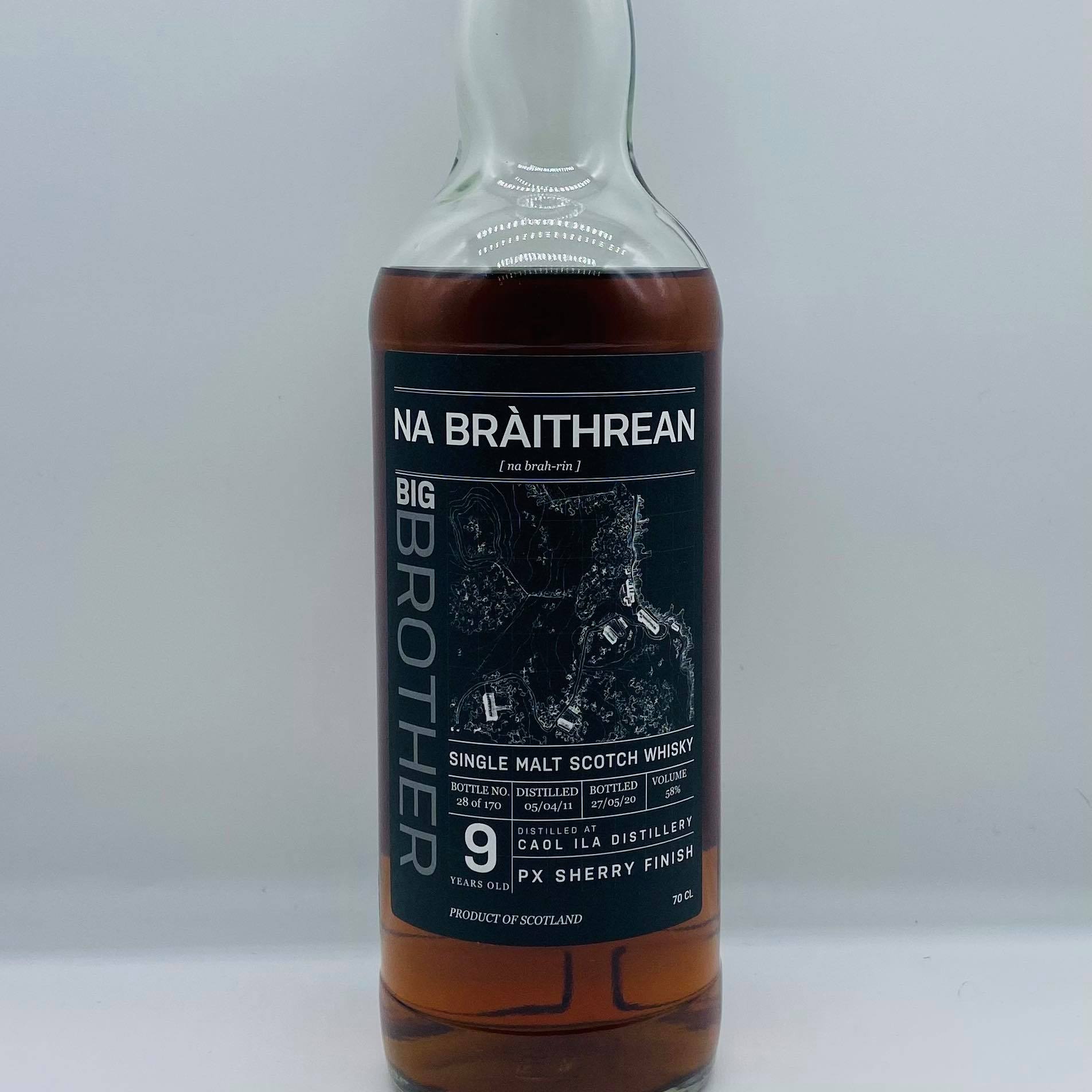 Caol Ila 9y PX Na Braithrean (30ml,58%)