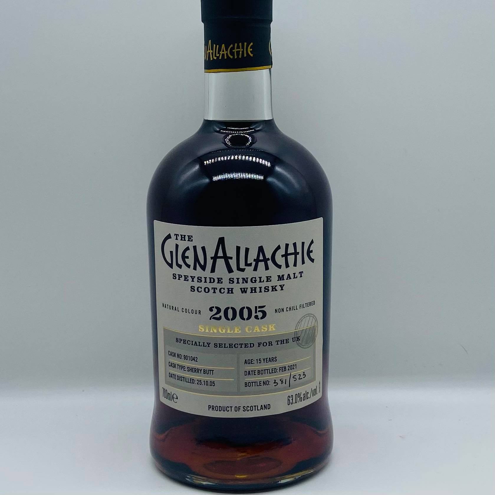 Glenallachie 2005 Single Cask 1042 (30ml,63%)