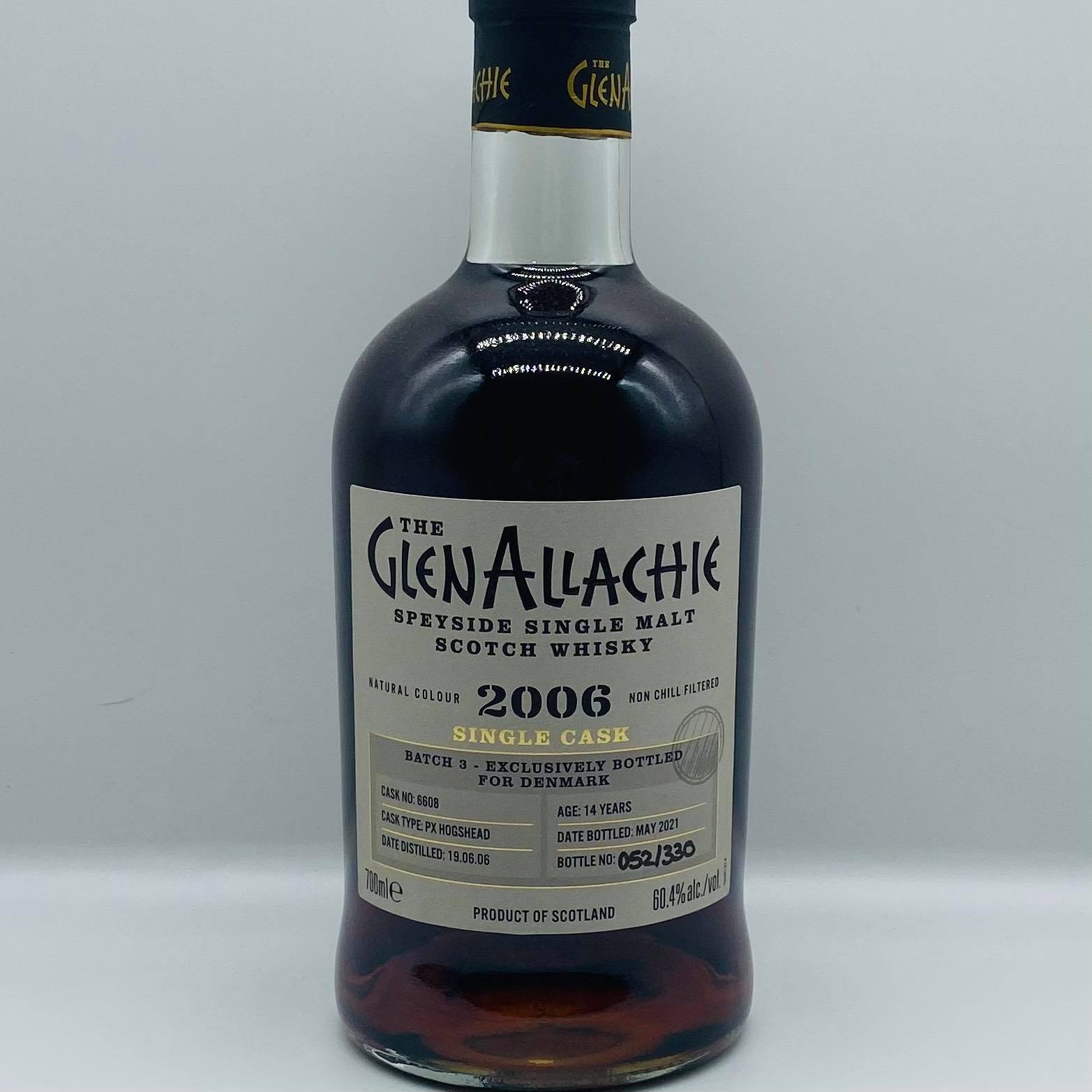 Glenallachie 2006 Denmark Exclusive 6608 (30ml, 60.4%)