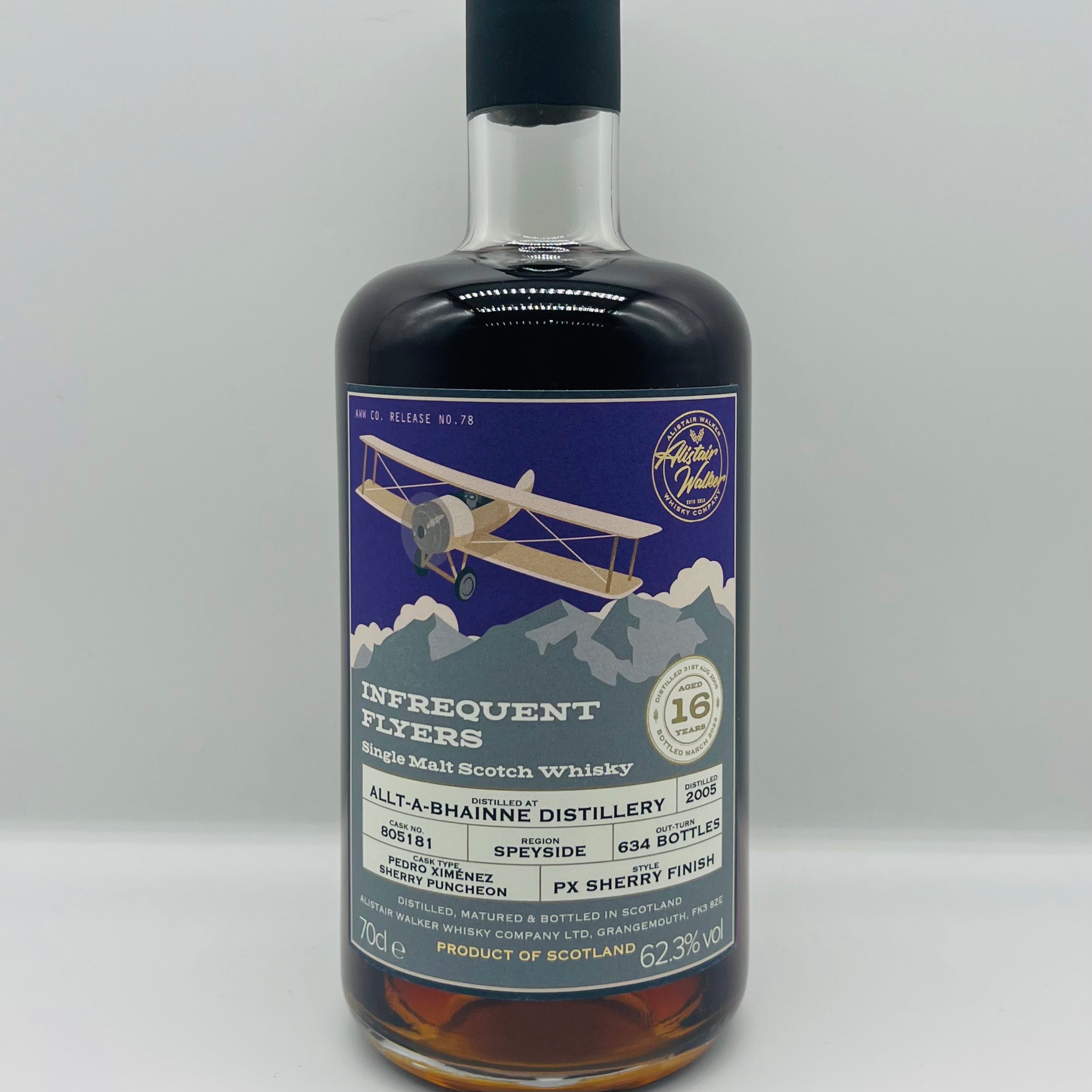 Allt-A-Bhainne 16y Infrequent Flyers (30ml,62.3%)