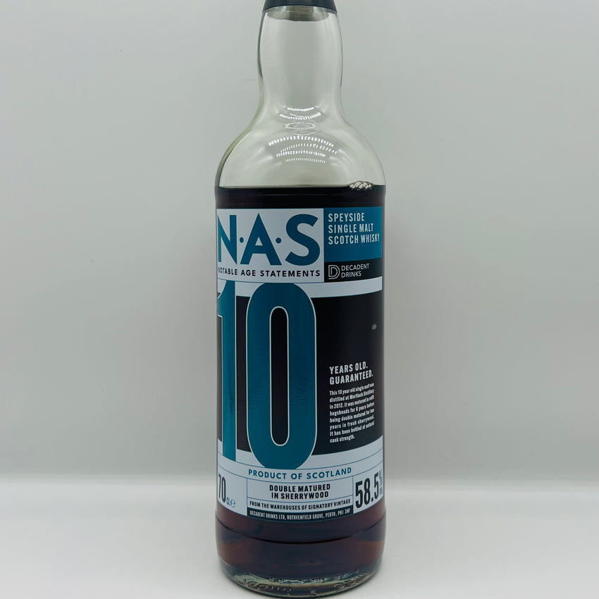 Decadent Drinks N.A.S 10y Mortlach (30ml,58.5%)