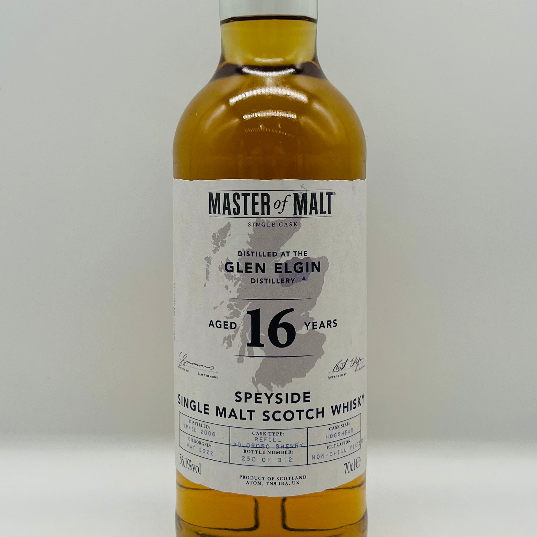 Master of Malt Glen Elgin 16y (30ml,56.1%)