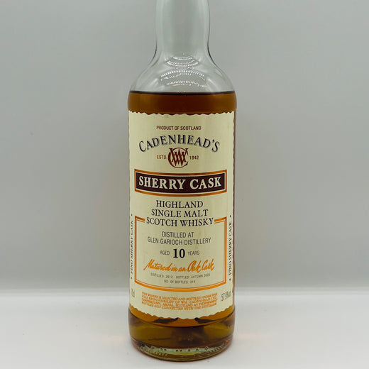 Glen Garioch 10y Fino Sherry Cask Cadenhead's (30ml,57.9%)