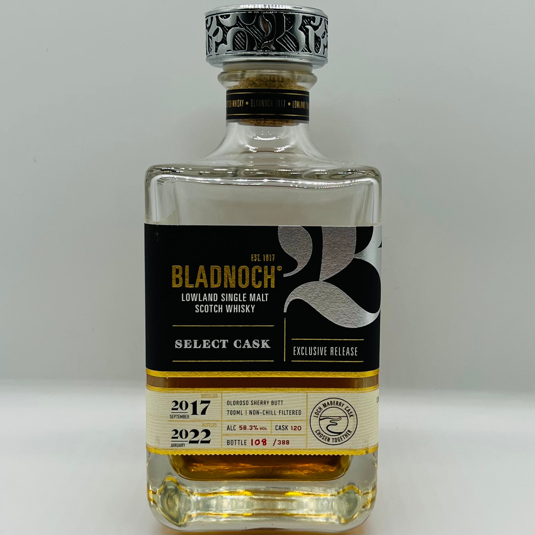 Bladnoch 2022 Loch Maberry 2017 Oloroso (30ml,58.3%) whisky