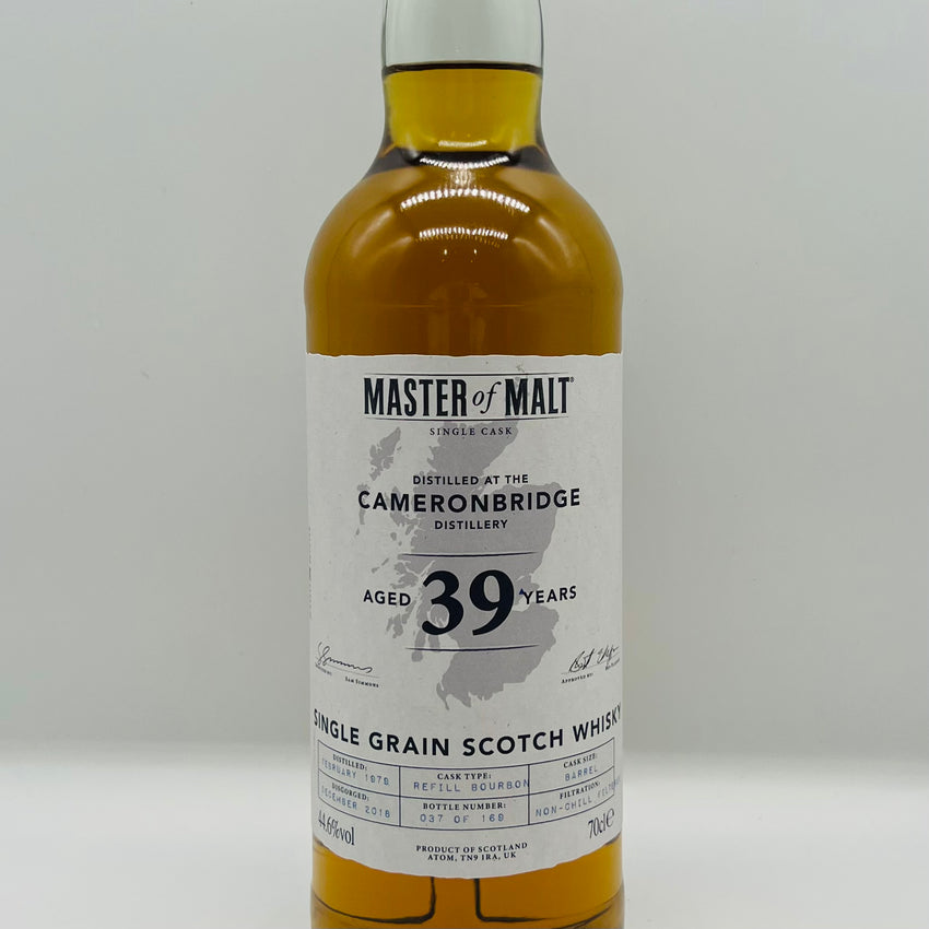 Master of Malt 1979 Cameronbridge 39y Grain (30ml,44.6%)