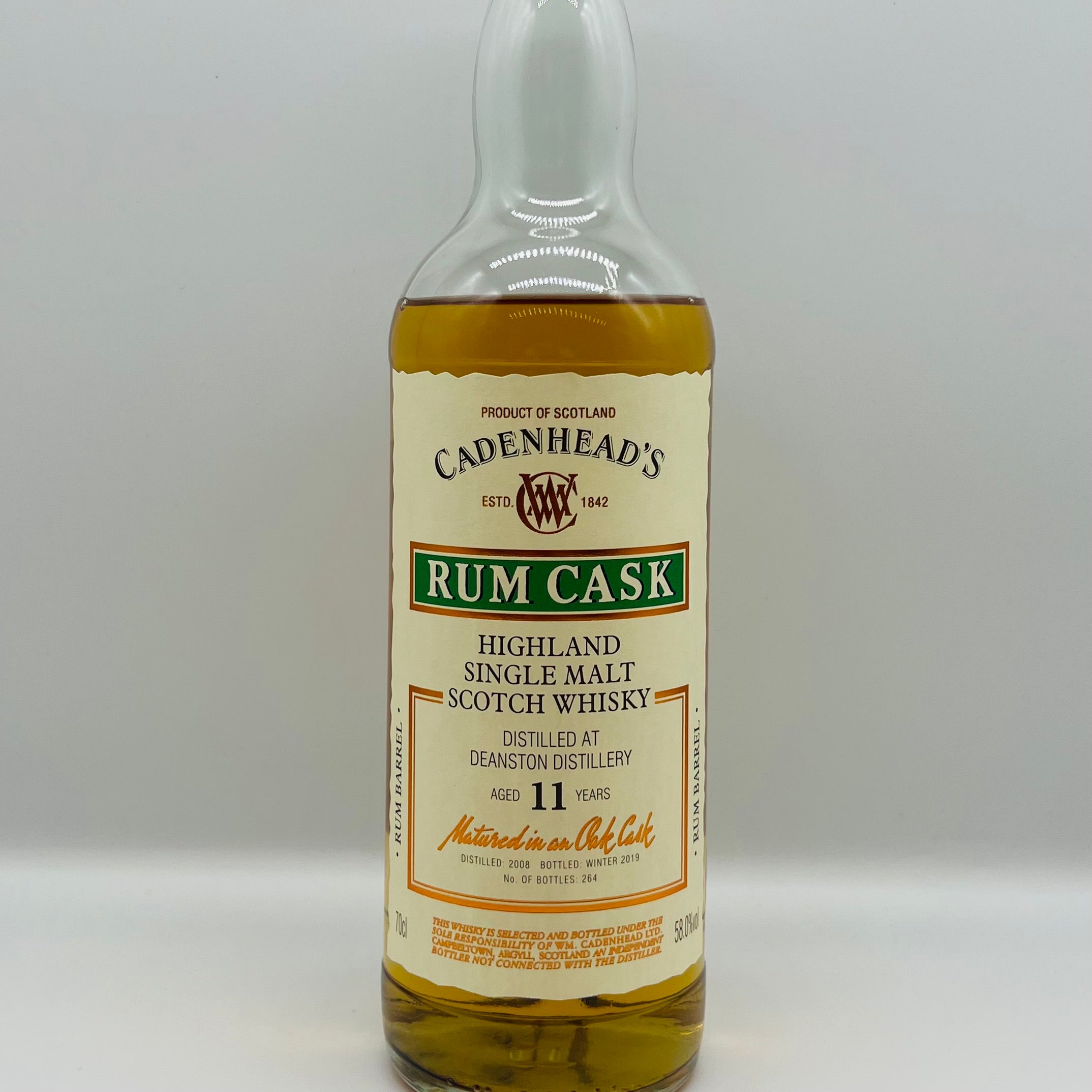 Deanston 11y Rum Cask Cadenhead’s (30ml,58%)