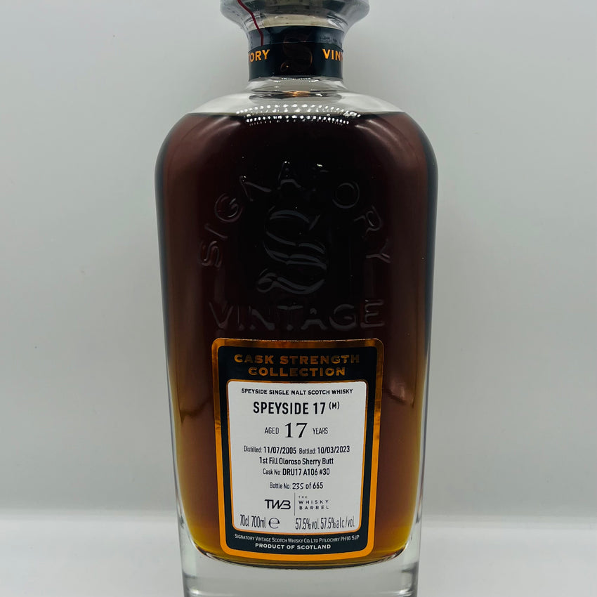 Signatory Vintage 17y Secret Speyside (M) Cask 30 (30ml,57.5%)