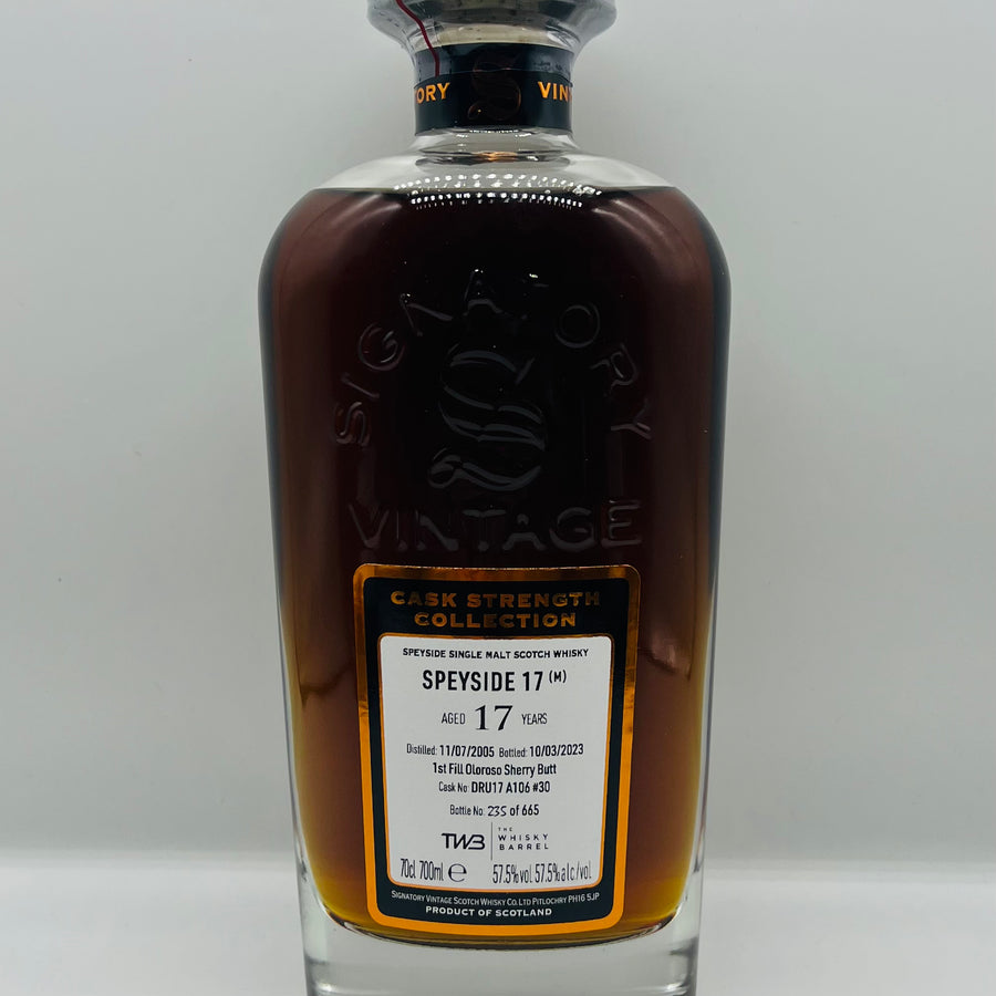 Signatory Vintage 17y Secret Speyside (M) Cask 30 (30ml,57.5%)
