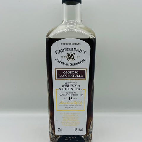 Tamdhu 15y Oloroso Cadenhead's (30ml,56.4%)