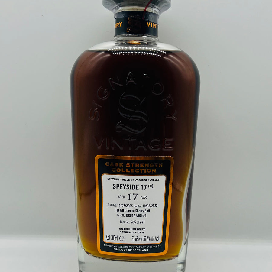 Signatory Vintage 17y Secret Speyside (M) Cask 3 (30ml,57.6%)