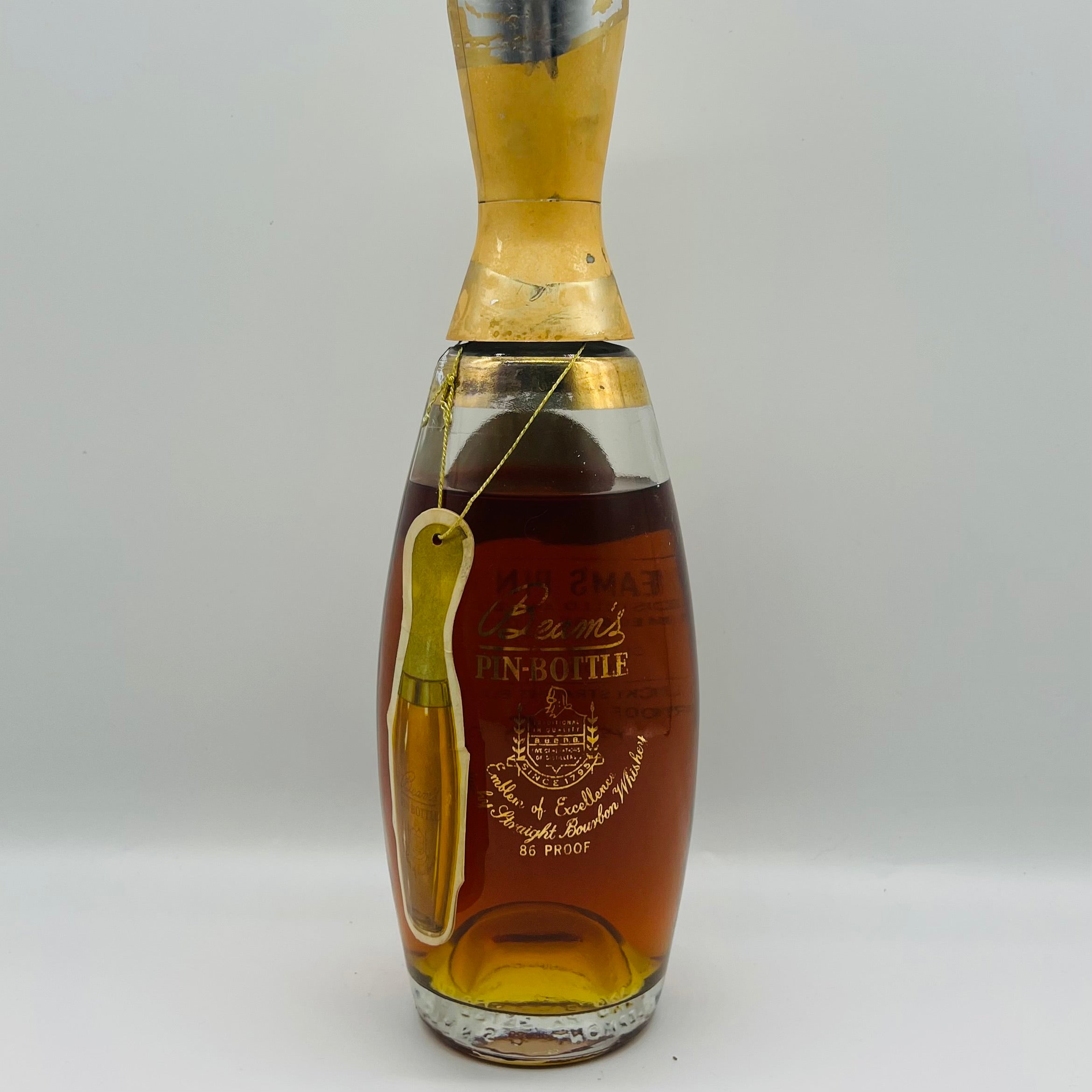 Jim Beam 1970's Pin Bottle Bourbon (30ml,43%)