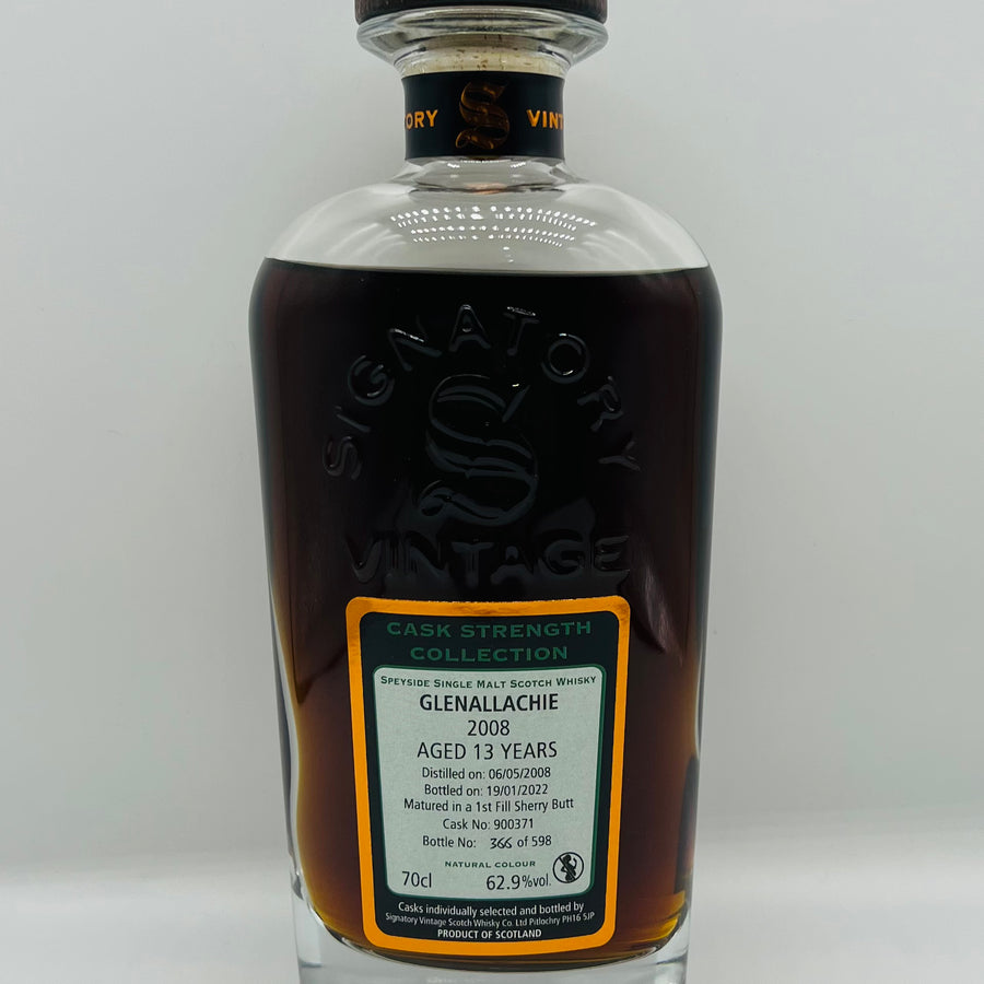 Signatory Vintage Glenallachie 2008 13y (30ml,62.9%)