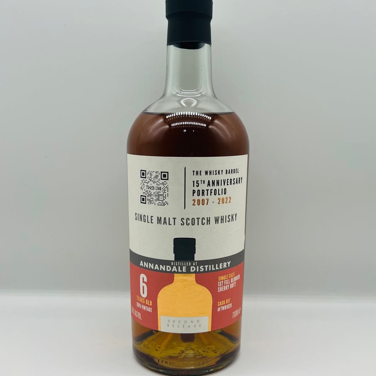 Annandale 6y Peated TWB 15th Anniversary (30ml,59.7%)