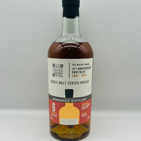 Annandale 6y Peated TWB 15th Anniversary (30ml,59.7%)