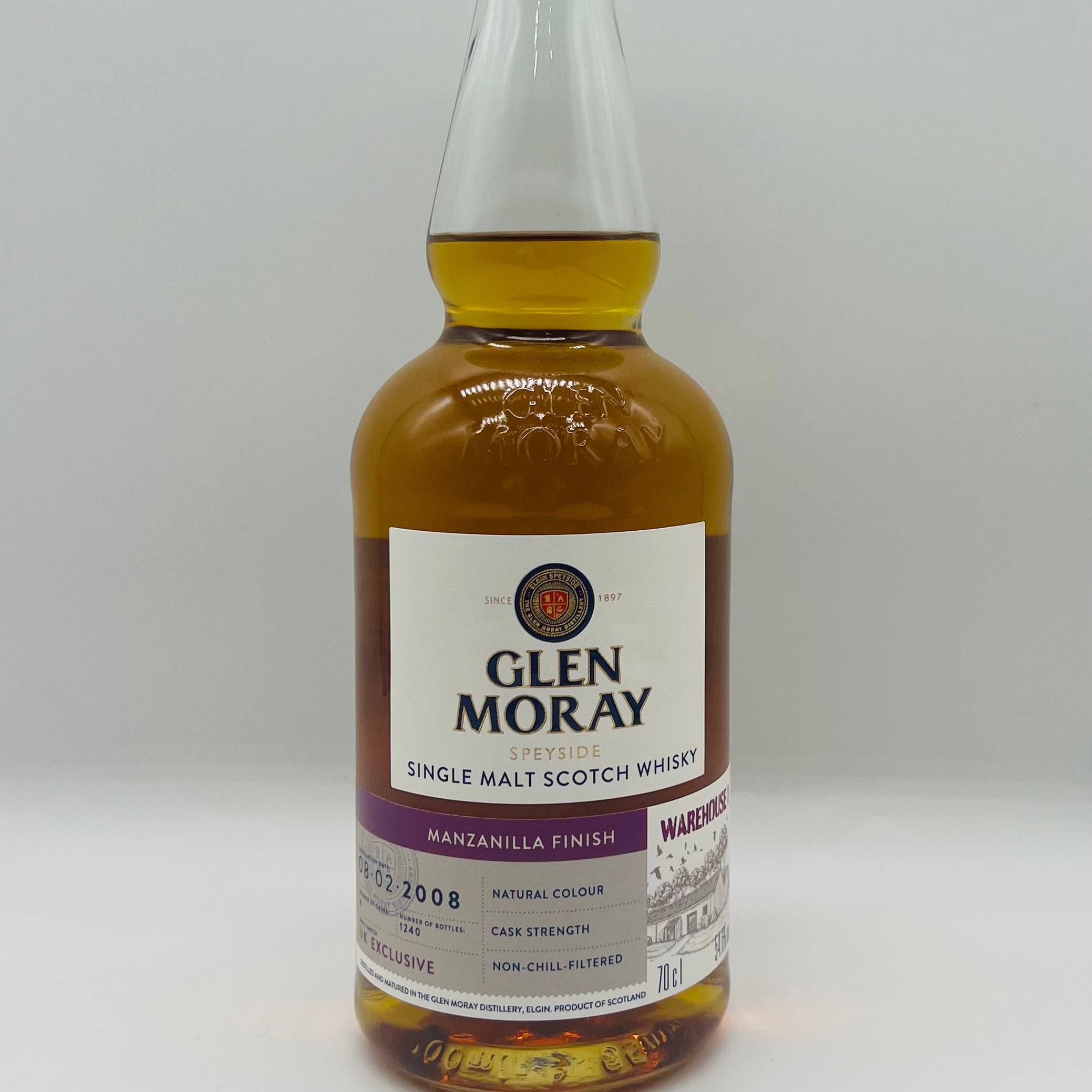 Glen Moray Warehouse 1 Manzanilla Finish (30ml,54.6%)