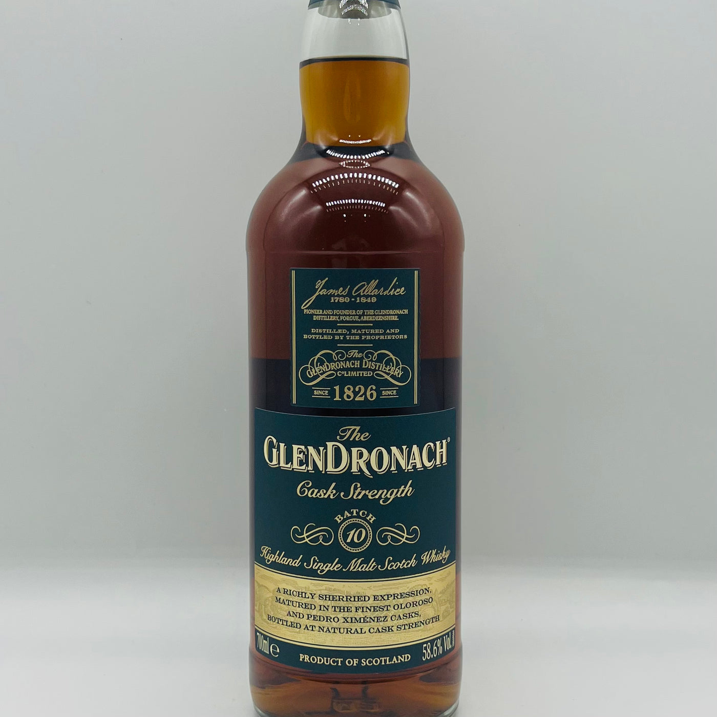 Glendronach Cask Strength Batch 10 (30ml,58.6%)