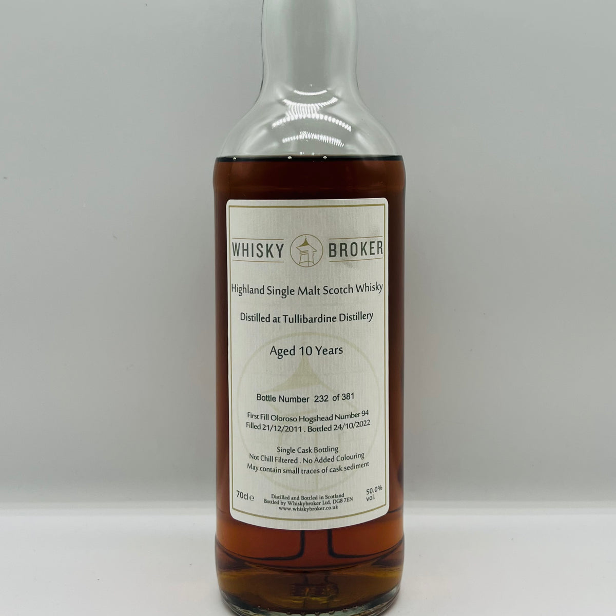Tullibardine 10y Whisky Broker (30ml,50%)